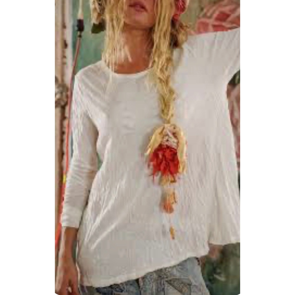 Magnolia Pearl White Long Sleeve Dylan Tee NWT